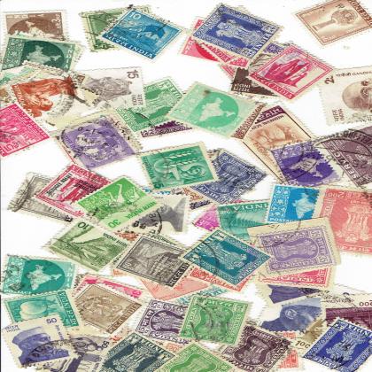 100 INDIAN USED DEFINATIVE STAMP