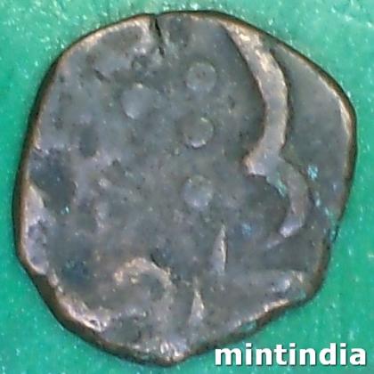 1850 to 1898 Princely state of Sailana KING DULHE SINGHJ HALF PAISA COIN AB69
