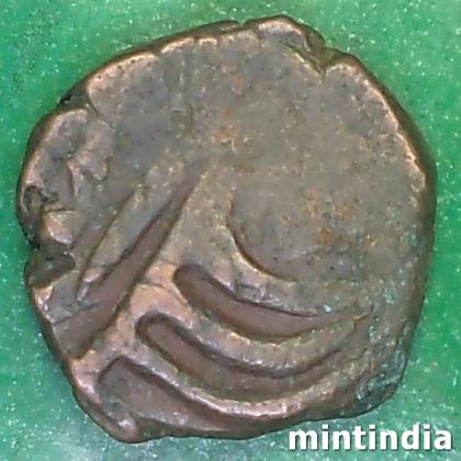 1850 To 1898 SAILANA PRINCELY STATE KING DULHE SINGHJ 1 PAISA COIN EF197