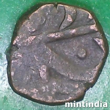 1850 To 1898 SAILANA PRINCELY STATE KING DULHE SINGHJ 1 PAISA COIN EF201