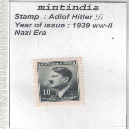 1936 to WW2 NAZI ERA HITLERS VINTAGE STAMP  no 650