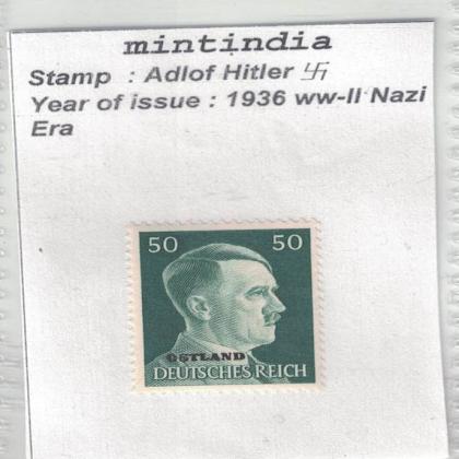 1936 to WW2 NAZI ERA HITLERS VINTAGE STAMP no 602