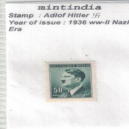 1936 to WW2 NAZI ERA HITLERS VINTAGE STAMP no 605