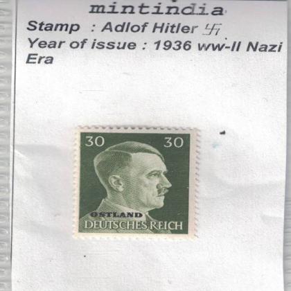 1936 to WW2 NAZI ERA HITLERS VINTAGE STAMP no 616