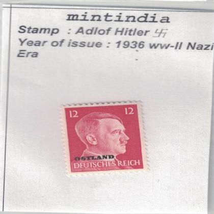 1936 to WW2 NAZI ERA HITLERS VINTAGE STAMP no 629