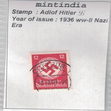 1936 to WW2 NAZI ERA HITLERS VINTAGE STAMP no 632