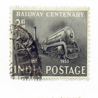 1953 RAILWAY CENTENARY 2 As COMMEMORATIVE STAMP CSB6