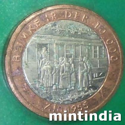 1955 DEAUTSCHLAND GERMAN COMMEMORATIVE PATTERN HEAVY COIN JK323