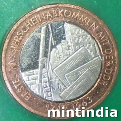 1963 DEAUTSCHLAND GERMAN COMMEMORATIVE PATTERN HEAVY COIN JK365