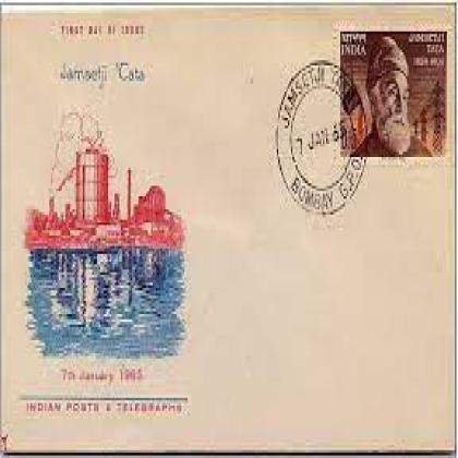 1965 JAMSETJI TATA FDC NO 81