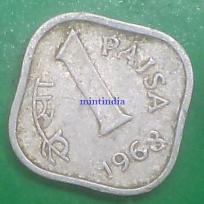 1968 1 ONE PAISE KOLKATA CALCUTTA  MINT COIN