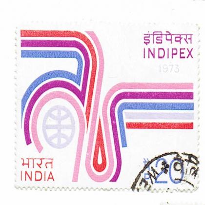 1973 INDIPEX  INDIAN COMMEMORATIVE STAMP  CSB 1