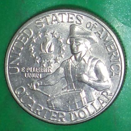 1976 AMERICA QUARTER DOLLAR COMMEMORATIVE COIN BX