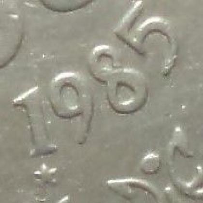 1985 50 PAISE UNC KOREA TAEGU MINT Commemorative coin (a)