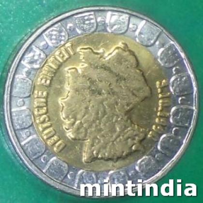 1990 DEAUTSCHLAND GERMAN COMMEMORATIVE PATTERN HEAVY COIN JK483