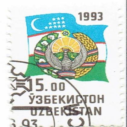 1993 UZBEKISTAN 15Y COMMEMORATIVE STAMP WS2