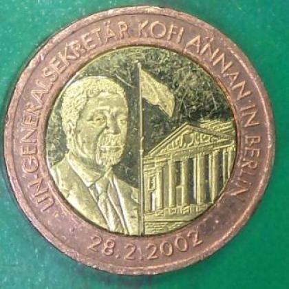 2002  DEAUTSCHLAND GERMAN COMMEMORATIVE PATTERN HEAVY COIN JK464