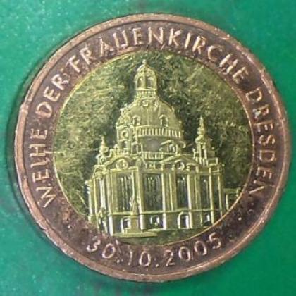 2005  DEAUTSCHLAND GERMAN COMMEMORATIVE PATTERN HEAVY COIN JK408