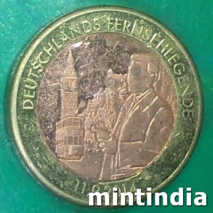 2014 DEAUTSCHLAND GERMAN COMMEMORATIVE PATTERN HEAVY COIN JK309