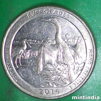 2015 Bombay Hook National Wildlife Refuge USA QUARTER DOLLAR COMMEMORATIVE COIN BX123