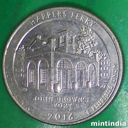 2016  West Virginia USA QUARTER DOLLAR COMMEMORATIVE COIN BX102