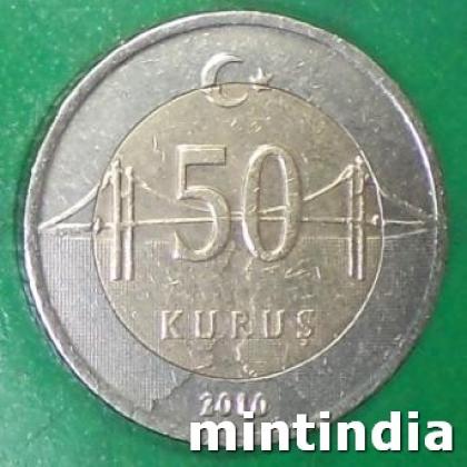 2016 TURKEY 50 KURUS COIN JK426