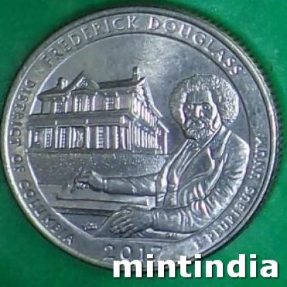 2017 Frederick Douglass National Historic Site USA QUARTER DOLLAR COMMEMORATIVE COIN AB71