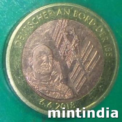 2018 DEAUTSCHLAND GERMAN COMMEMORATIVE PATTERN HEAVY COIN JK386