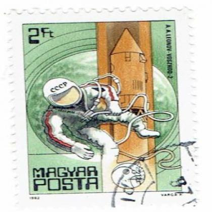 A A LEONOY SATELITE  COMMEMORATIVE STAMP WS 5