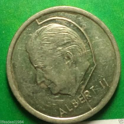 Albert II of Belgium (1993-2013) 1 Franc rare coin