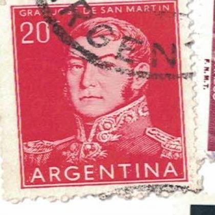 ARGENTINA 20 CENT STAMP WS 09