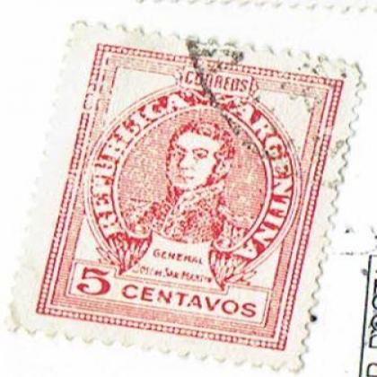 ARGENTINA 5 CENTAVOS COMMEMORATIVE STAMP WS06