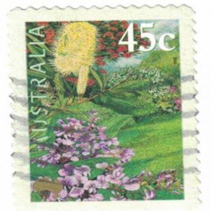 AUSTRALIA 45CENT SPRING FLOWER STAMP WS09