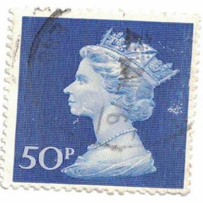 AUSTRALIA 50 PENNY QUEEN ELIZABETH WS 09