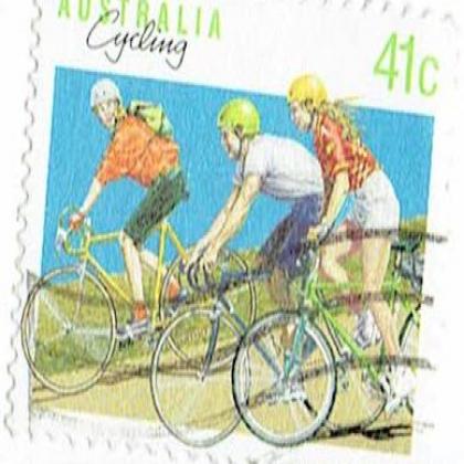 AUSTRALIA CYCLING SPORTS  STAMP WS 06