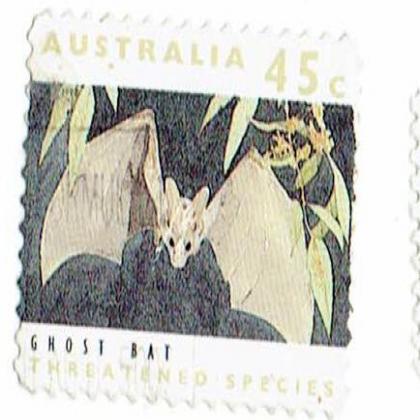 AUSTRALIA GHOSE BAT 45C COMMEMORATIVE STAMP WS 2