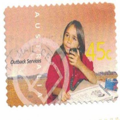 AUSTRALIA OUTBACK 45 CENT STAMP WS 09