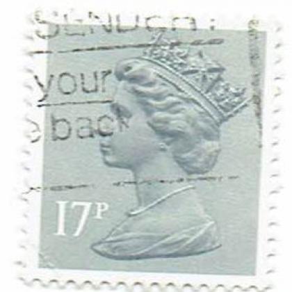 AUSTRALIA QUEEN 17p COMMEMORATIVE STAMP WS 08