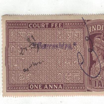BRITISH INDIA REVENUE 1As KG VI BR09