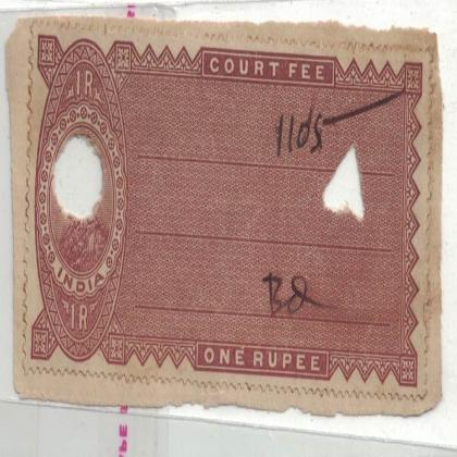 BRITISH INDIA REVENUE 1Re KGV  BR47