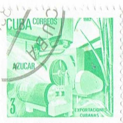 CUBA AZUCAR COMMEMORATIVE STAMP WS 6