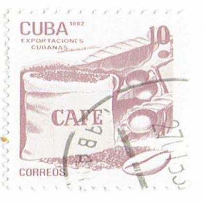 CUBA CAFE COMMEMORATIVE STAMP WS 5