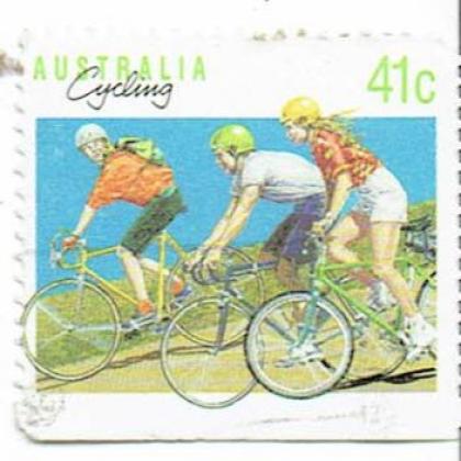 CYCLING COMMEMORATIVE STAMP WS 4
