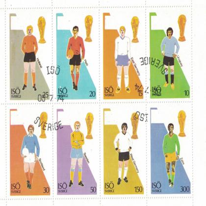 DIFFERENT COUNTRY OLYMPIC FOOTBAL CAPTAINS THEMATIC STAMPS SET CODE SAI