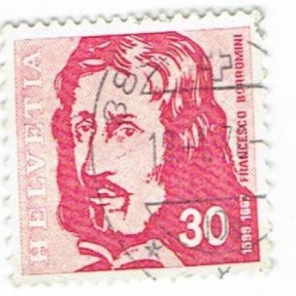 HELVETIA FRANESCO BORROMINE STAMP WS 06