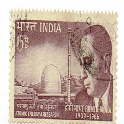 HOMI BHABA INDIAN COMMEMORATIVE STAMP     CSB 2