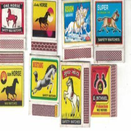 HORSE THEME MATCHBOX SET MB2247