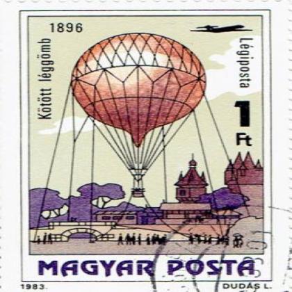 HUNGARY 1983 AIR BALLON THEME BIG SIZE STAMP WS3