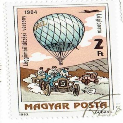 HUNGARY 1983 AIR BALOON COMMEMORATIVE STAMP WS3