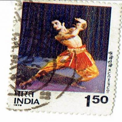 INDIAN DANCE TRADITIONAL KUCHIPUDI COMMEMORATIVE STAMP CSB 12